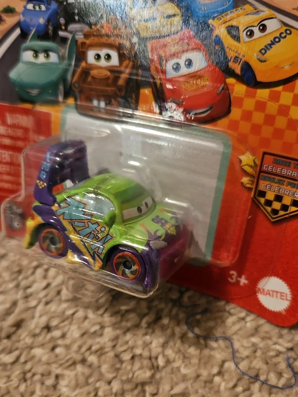 Disney Cars Mini Racers Race to Celebrate Mater Fillmore Snot Rod Lot